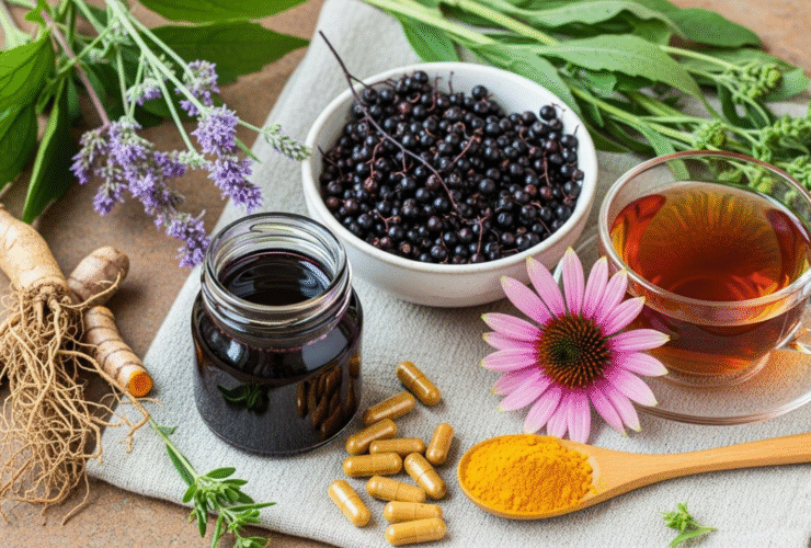 Immune support supplements for adults