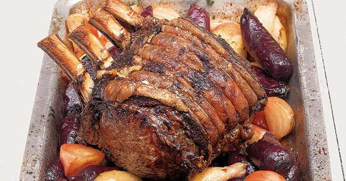 How to roast and carve prime rib