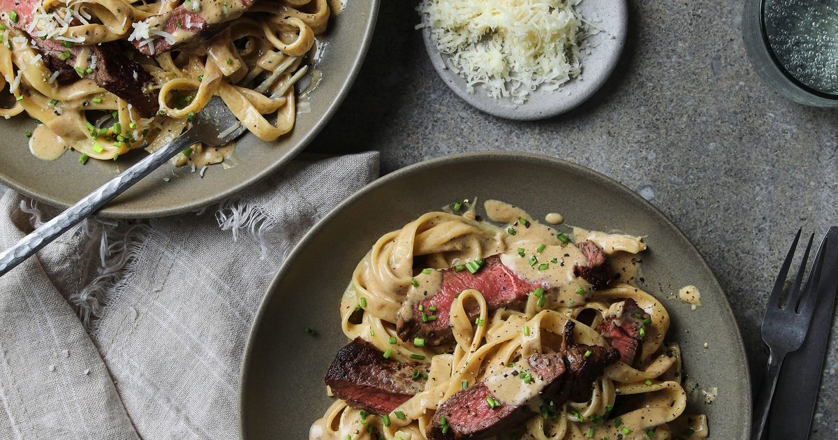 Steak pasta recipe | Good Food