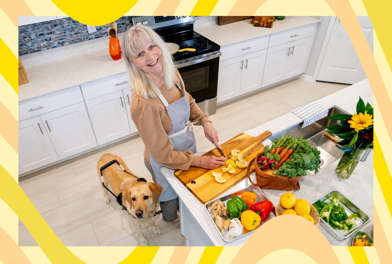 Woman Loses Vision, Cooks with Help from Guide Dog (Exclusive)
