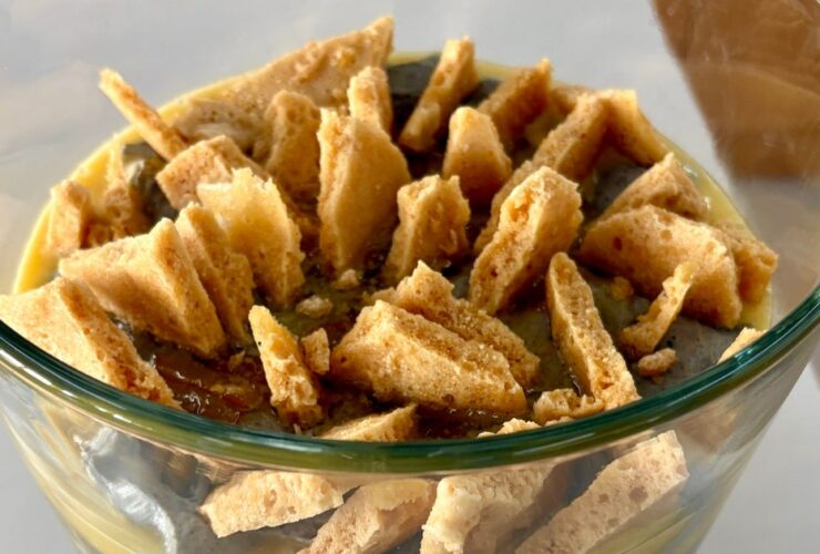 Black Sesame Yuzu Dalgona Trifle