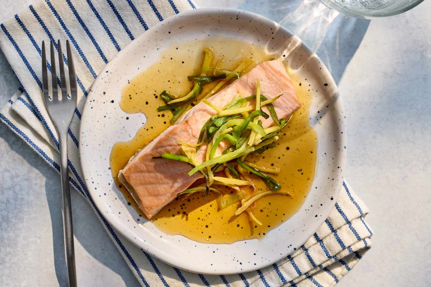 Ginger-Scallion Salmon