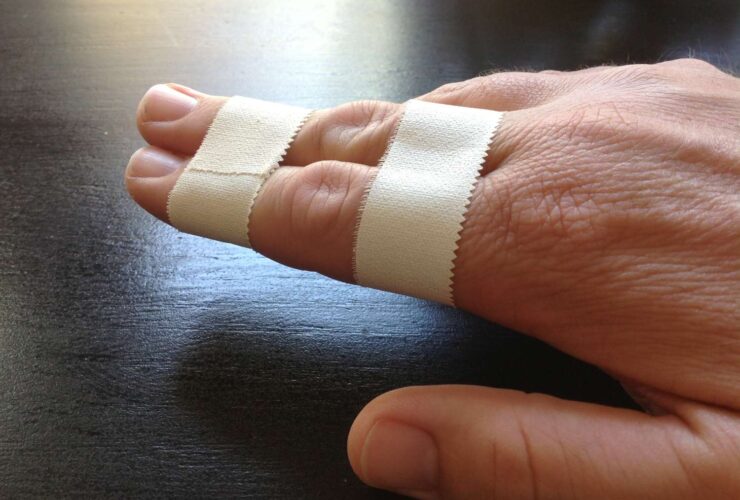 How to Buddy Tape a Finger at Home