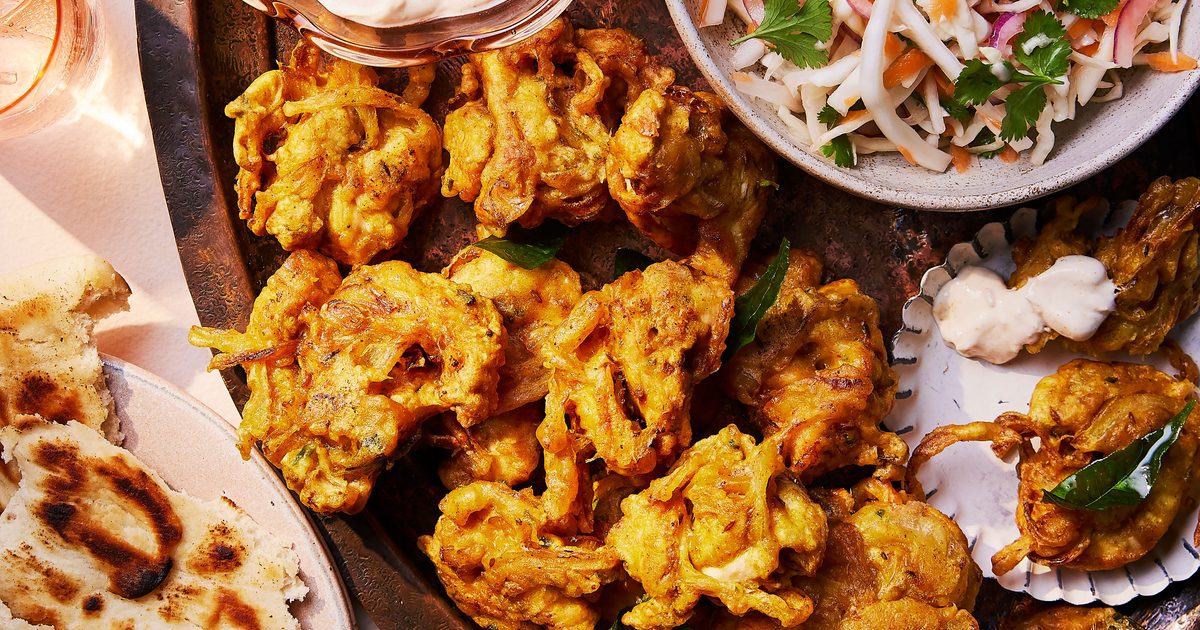 Onion bhaji chicken tenders