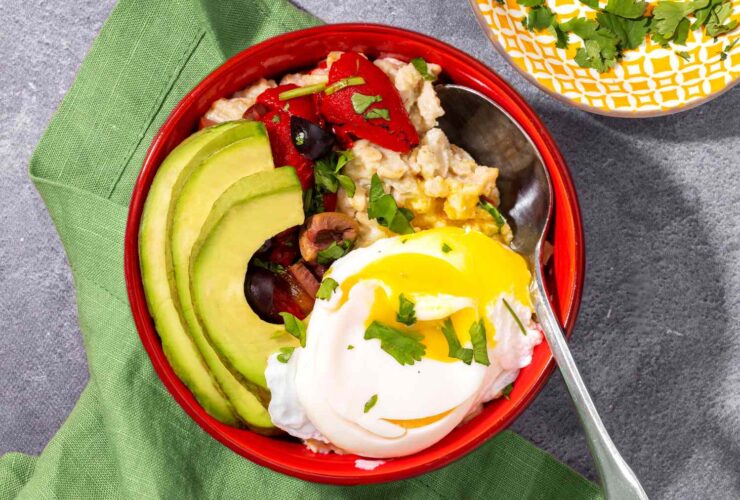 Savory Oatmeal Grain Bowl