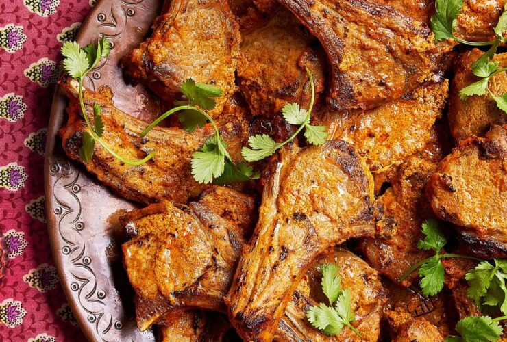 Tandoori-style lamb chops recipe | Good Food