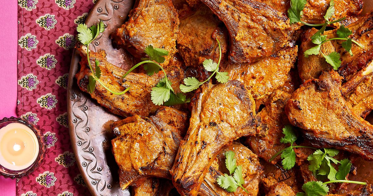 Tandoori-style lamb chops recipe | Good Food
