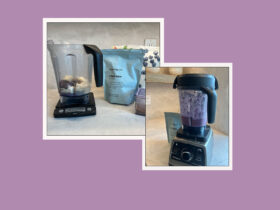 This Creamy Blueberry Smoothie Has 34 Grams Of Protein