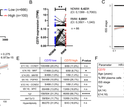 CD70/CD27 signaling promotes the pathogenesis of multiple myeloma and represents a promising therapeutic target