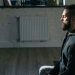 Image of man meditating in Easy Pose.