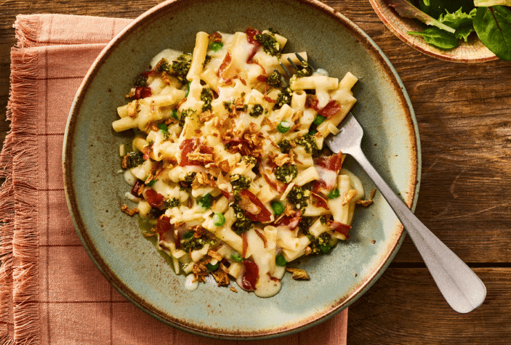 Prosciutto & tarragon mac 'n' cheese