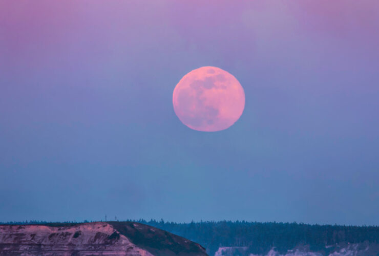 The Full Pink Moon Arrives This Week—Here's What It Means For Relationships