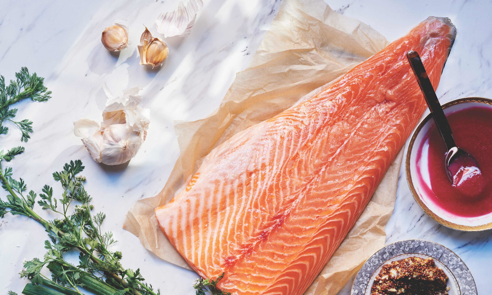 This Hibiscus Honey Mustard Salmon Recipe Is Simple But Stunning