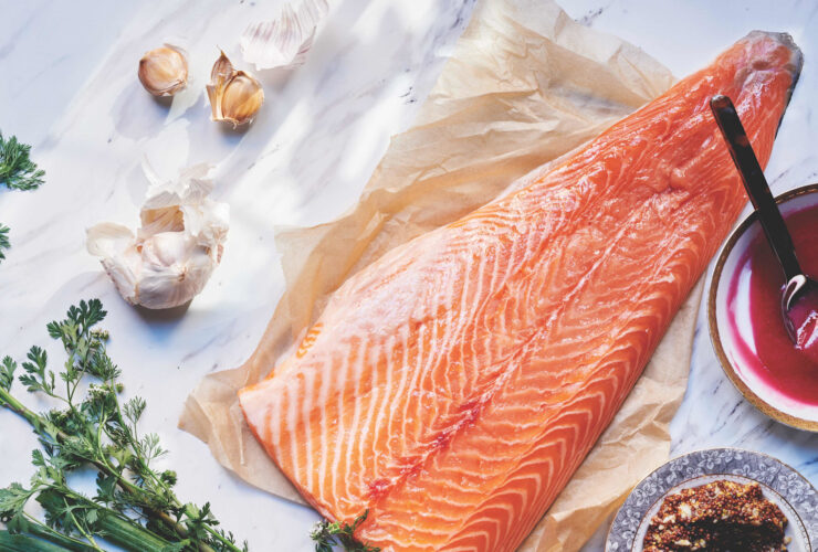 This Hibiscus Honey Mustard Salmon Recipe Is Simple But Stunning