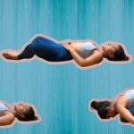 Woman practicing yoga poses for mental focus.