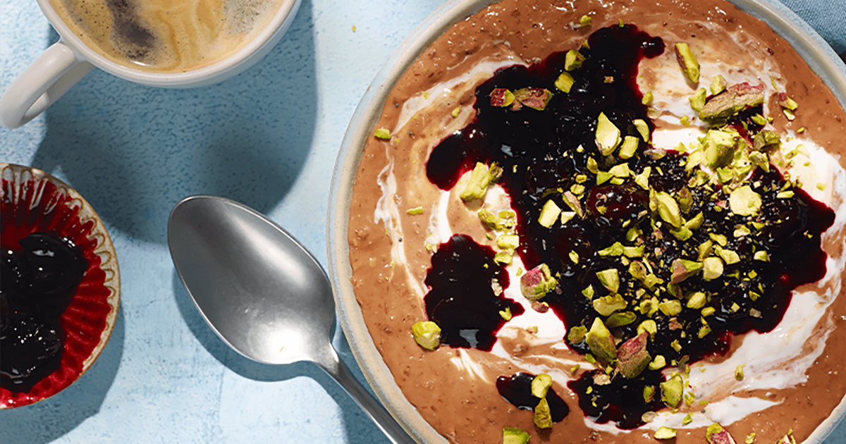 Chocolate & cherry porridge | Good Food