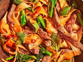 Drunken noodles (pad kee mao) recipe