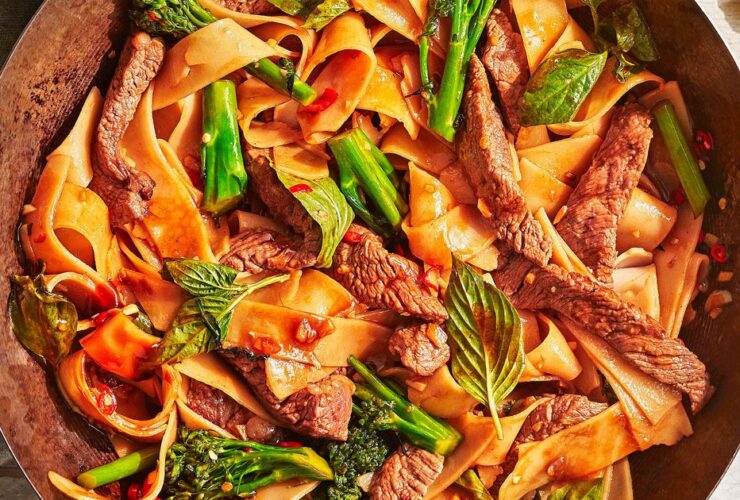 Drunken noodles (pad kee mao) recipe