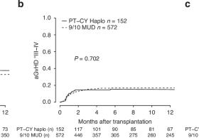 Haploidentical transplantation with post-transplant cyclophosphamide is not inferior to 9/10-MUD transplantation with ATG in patients with myeloid malignancies