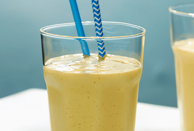 Mango lassi-inspired breakfast smoothie