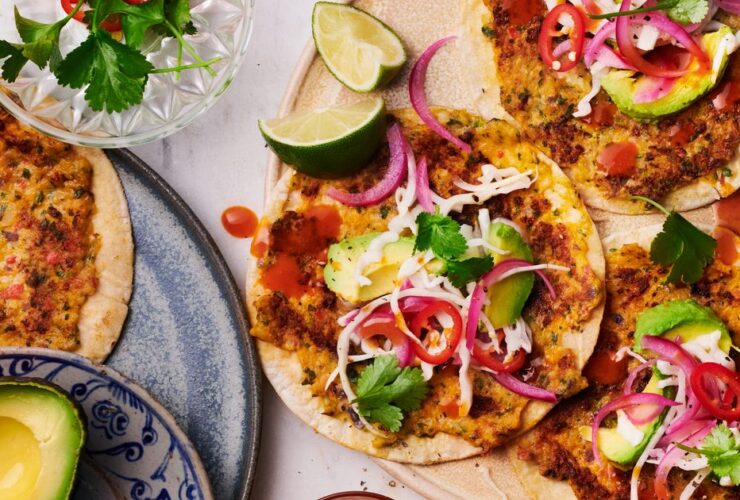 Prawn smash tacos recipe | Good Food