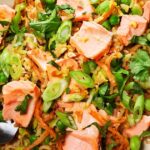 Salmon & pea fried protein rice