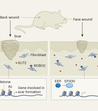 Saving face: why facial scars are smaller than back scars