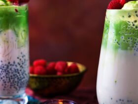 This trending matcha falooda costs a fraction of the café version to make at home