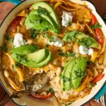 White Bean Fajita Casserole