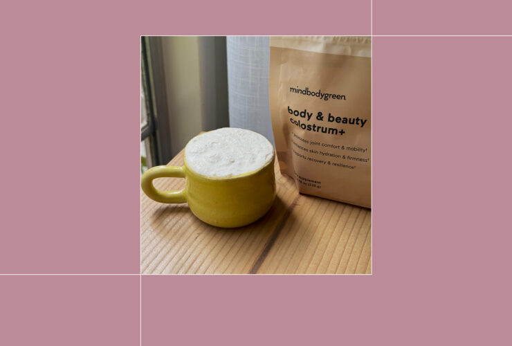 A 2-Minute Vanilla Colostrum Cold Foam That Tastes Like A Treat