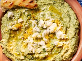 Feta, spinach & dill hummus recipe