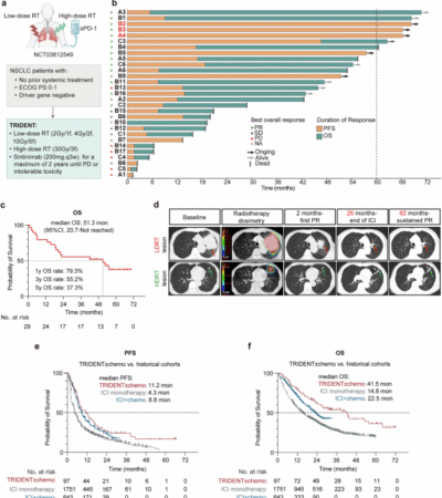 Low-dose radiotherapy synergizes with PD-1 blockade to achieve durable survival in advanced NSCLC through antitumor neutrophil programming