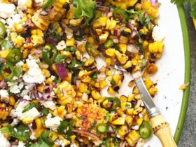 Mexican street corn salad