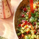 Mint & strawberry tabbouleh