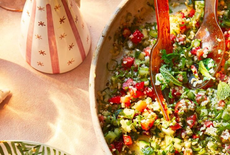 Mint & strawberry tabbouleh