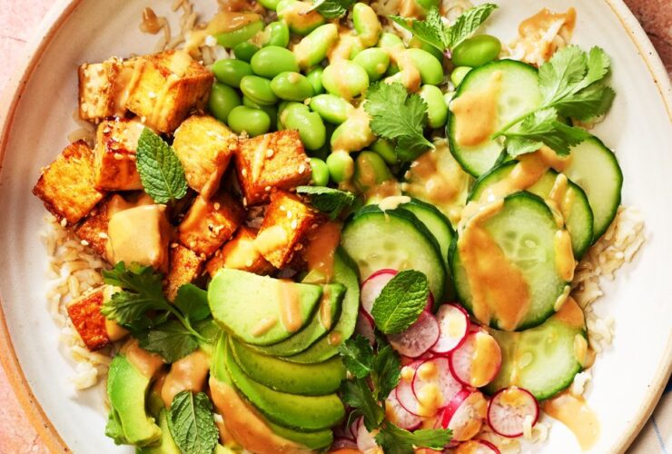 Satay tofu bowls recipe | Good Food