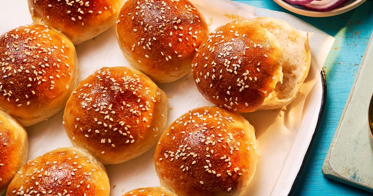 The very best burger buns recipe