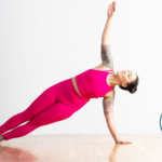 Woman practicing Side Plank.